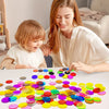 Translucent Colorful Letters & Numbers Set for Sensory Learning