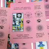 Pink Rider-Waite Tarot Cards – 78-Card English Deck with Keywords