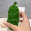 Handmade Crochet Emotional Support Poo Doll with Card