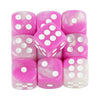 12mm Acrylic Dice Set – Mixed Colors, 10-Pack for Tabletop Gaming
