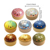 Squishy Steamed Bun Stress Ball with Slow-Rising Glitter