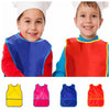 Waterproof Kids Art Smock with Pockets for Painting & Crafts