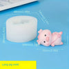 Cartoon Pig Silicone Mold Set for Crafting