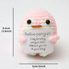 Handmade Crochet Pocket Hug Doll with Positive Vibe
