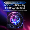N52 Grade Customize Magnets for a magnetic speed cube showing a vibrant blue and purple magnetic field effect