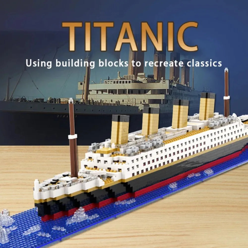 Titanic Cruise Ship Model Building Blocks Set