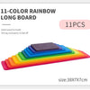 Wooden Rainbow Stacking Blocks for Toddlers & Kids