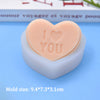 Heart-Shaped Silicone Candle Mold | DIY Soap & Candle Making Kit