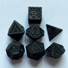 Vintage Retro Polyhedral Dice Set for Tabletop RPG Gaming