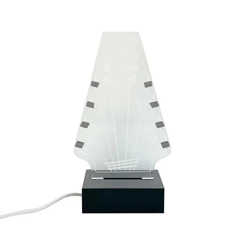 Illuminated Acrylic Guitar Pick Display Stand