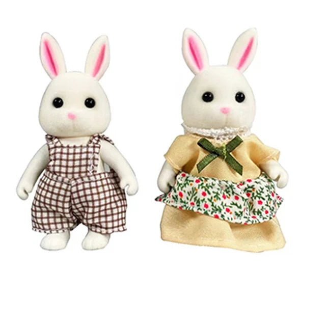 Forest Animal Miniature Dollhouse Furniture Set – 1/12 Scale Bedroom, Kitchen & Bathroom Decor