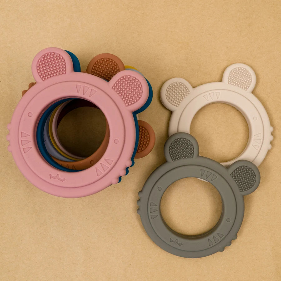 Cartoon Rabbit Silicone Baby Teether