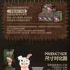 A collectible figure of a white monster character from the Hirono Monsters Carnival Series displayed on a stand.