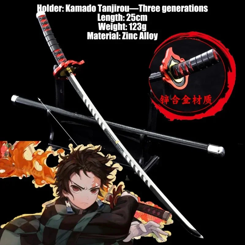 Demon Slayer Mini Katana Sword — Tanjiro & Zenitsu Inspired Replica