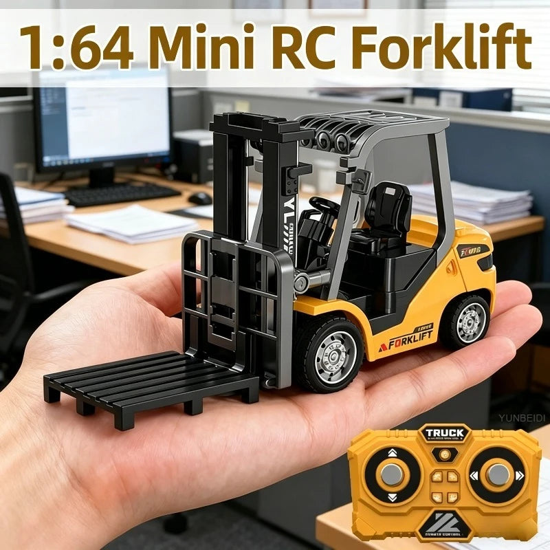 1:64 Scale Remote Control Engineering Vehicle with Lights and Sounds