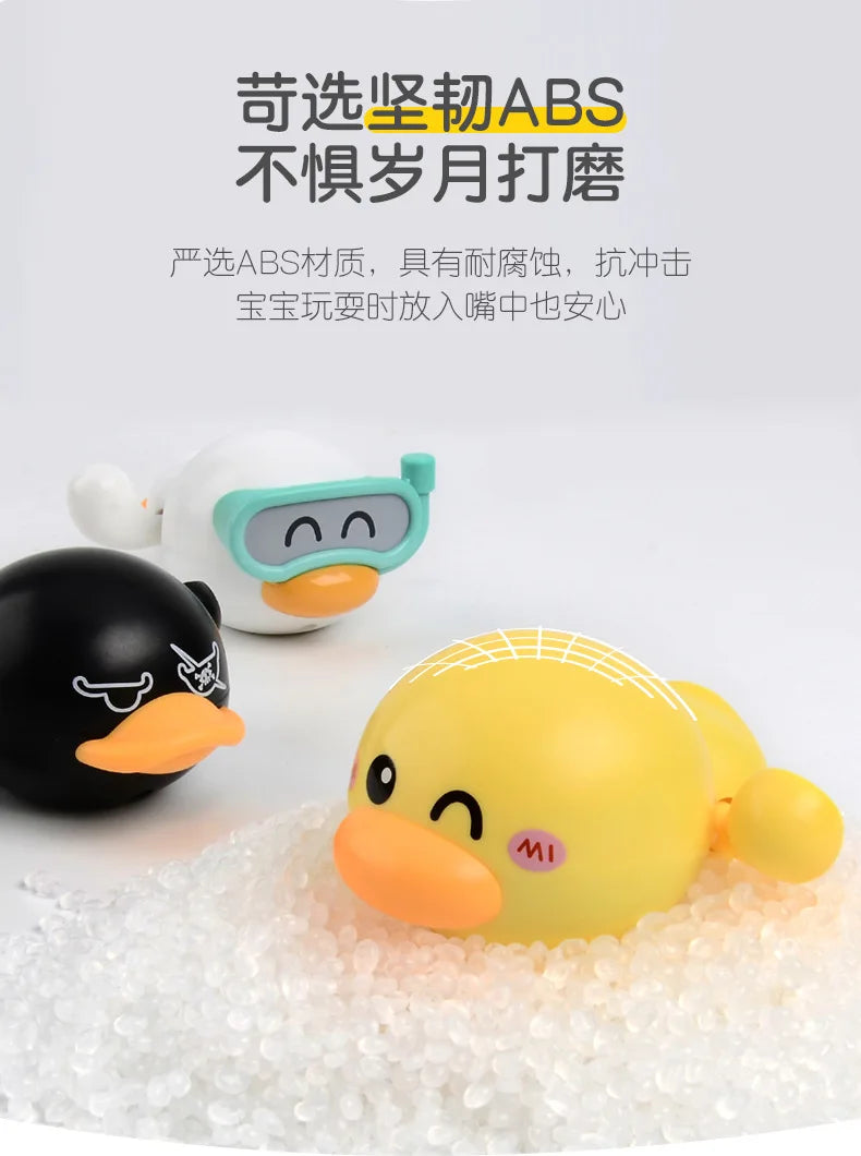 Floating Wind-Up Bath Toys for Toddlers – Cute Animal Clockwork Water Play