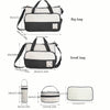 Multifunctional Crossbody Diaper Bag with Five-Piece Set