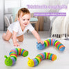 Articulated Fidget Slug Toy - Sensory Stress Relief for Kids and Adults