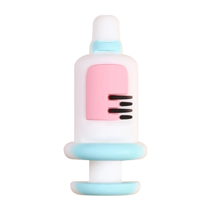 Nurse-Themed Silicone Focal Beads for Jewelry Making and DIY Crafts
