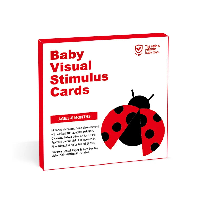 High-Contrast Baby Flash Cards for Visual Development