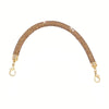 Gold-toned sparkling rhinestone strap for a handbag
