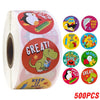 Spanish Motivational Reward Stickers for Kids – Cute Animal Encouragement Sticker Roll