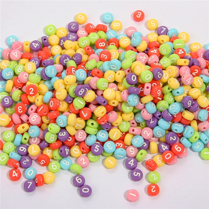 Acrylic Alphabet Letter Beads Kit for Jewelry Making