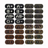 Blood Type Tactical Patches with Glow-in-the-Dark Design