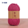 Soft Cotton Blend Crochet Yarn – 85m per Roll