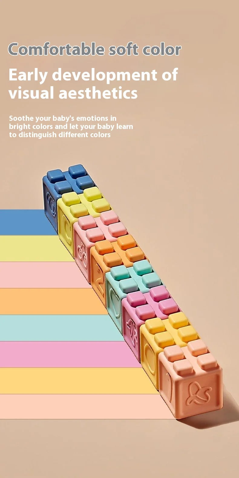 Soft Rubber Teething & Grasping Balls for Babies