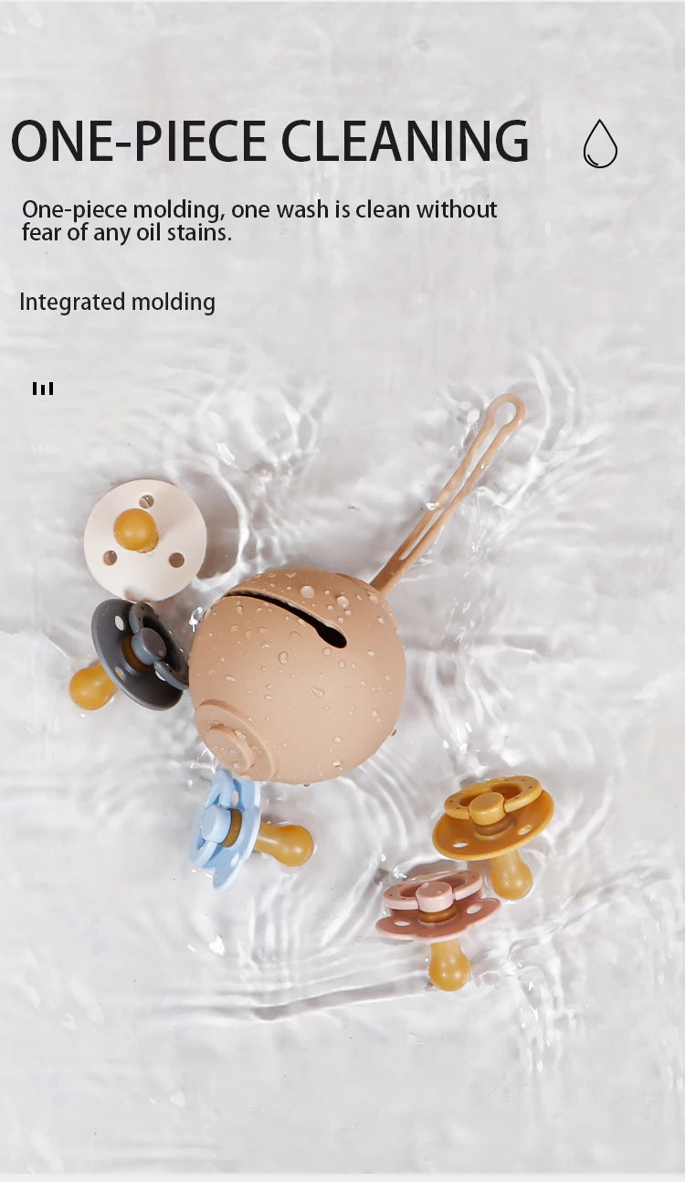 BPA-Free Silicone Baby Pacifier Set for Newborns
