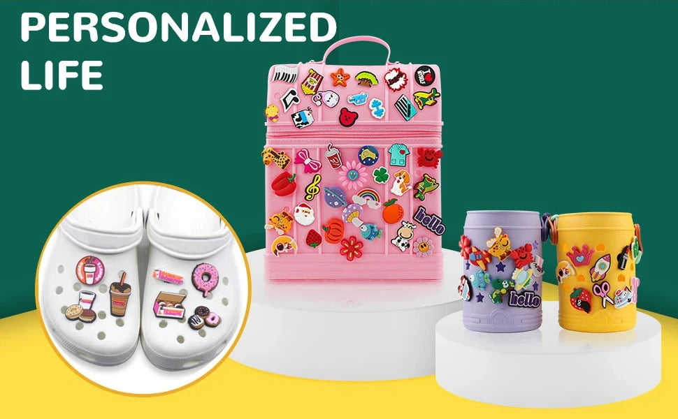 Fun Shoe Charms Set for Crocs & More