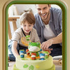 Musical Frog Catching Game with Turntable and Nets