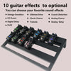 A collection of ten mini guitar effects pedals including vintage overdrive, US dream, and various distortion and chorus effec