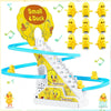 Electric Duck Stair-Climbing Toy with Lights and Music