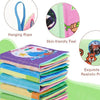 Soft Sensory Cloth Books for Babies with Teething Rings