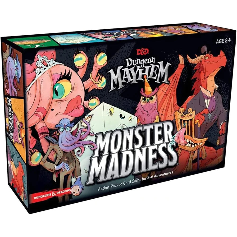 Box of Dungeons & Dragons Mayhem Monster Madness action-packed card game for game night