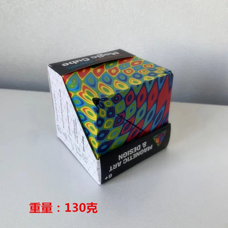 Magnetic 3D Fidget Cube – Geometric Puzzle for Creative Thinking