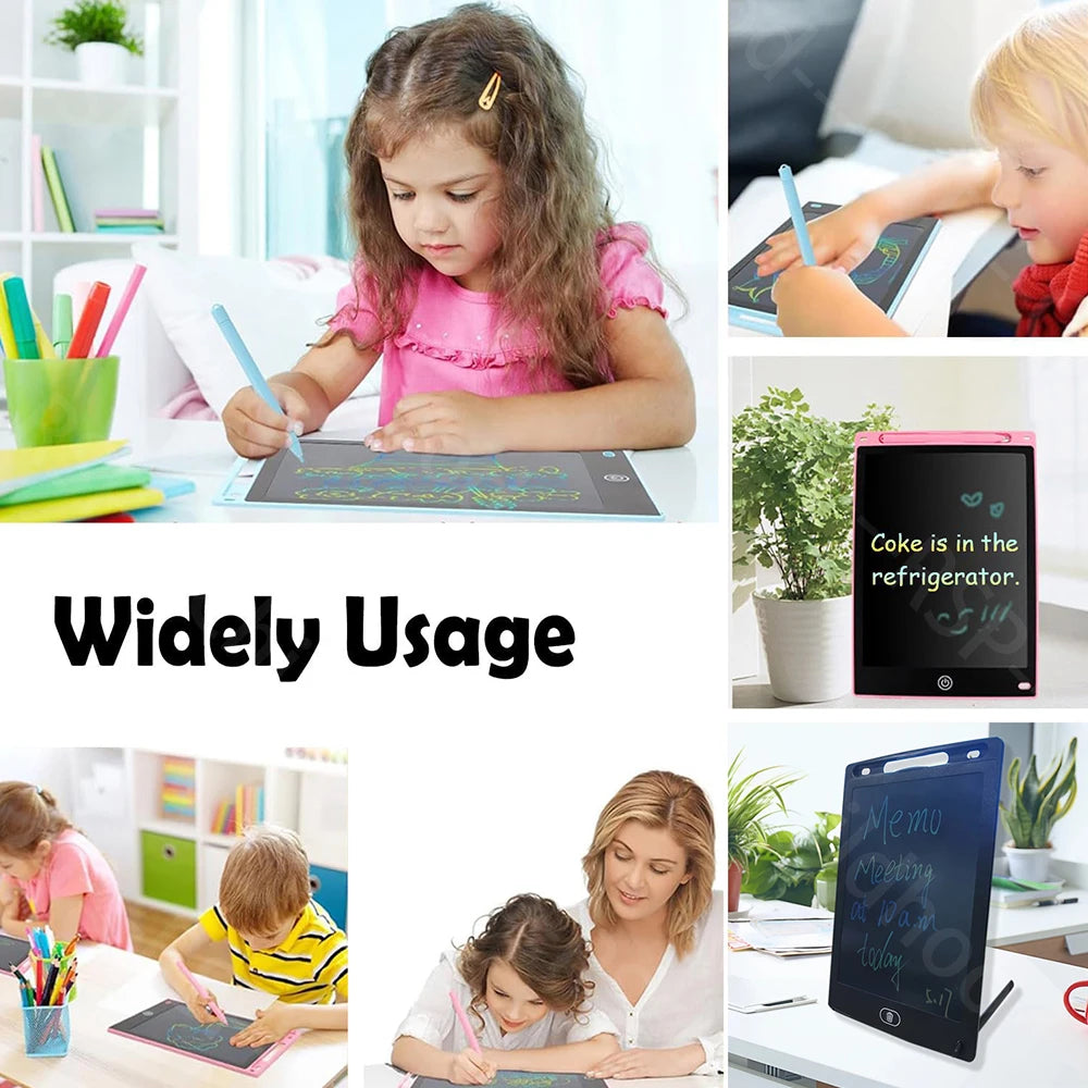 LCD Writing Tablet for Kids – 10 Inch Reusable Drawing Pad