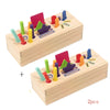 Wooden Color and Shape Sorting Box for Early Learning