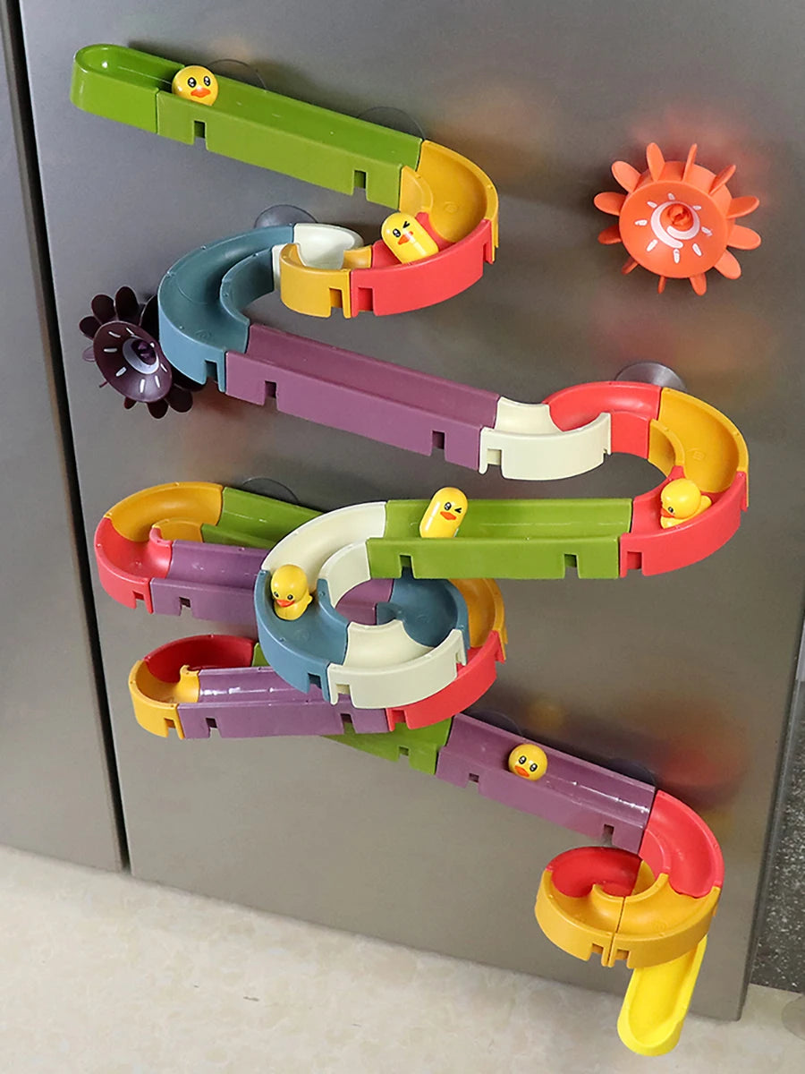 Bath Time Duck Slide Toy Set