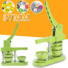 DIY Button Maker Machine Kit with Interchangeable Molds – 5 Sizes