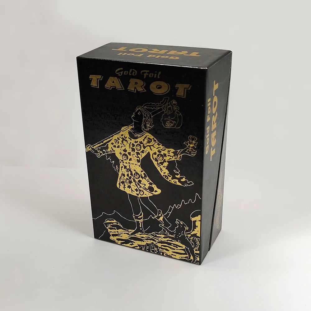 Gold Foil Rider Waite Tarot Deck