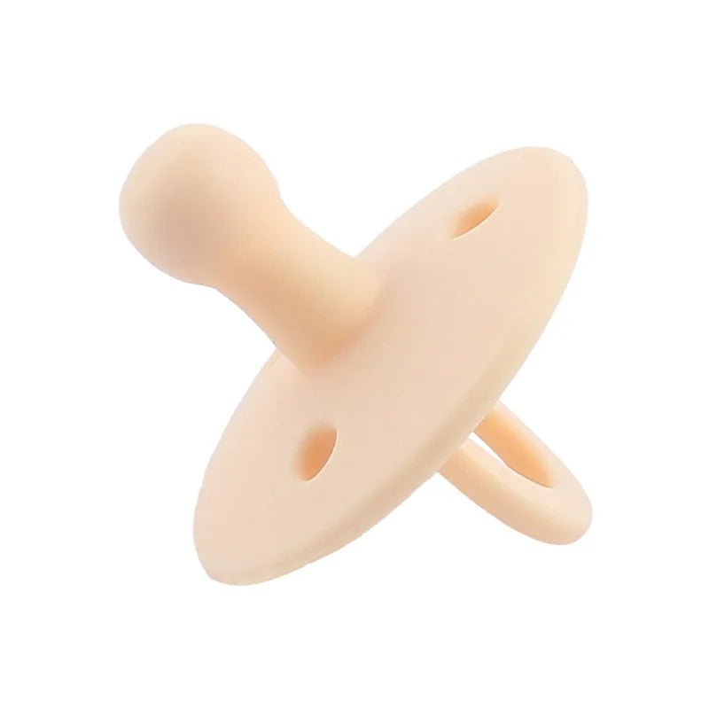 Soft Silicone Baby Pacifier with Clip Chain