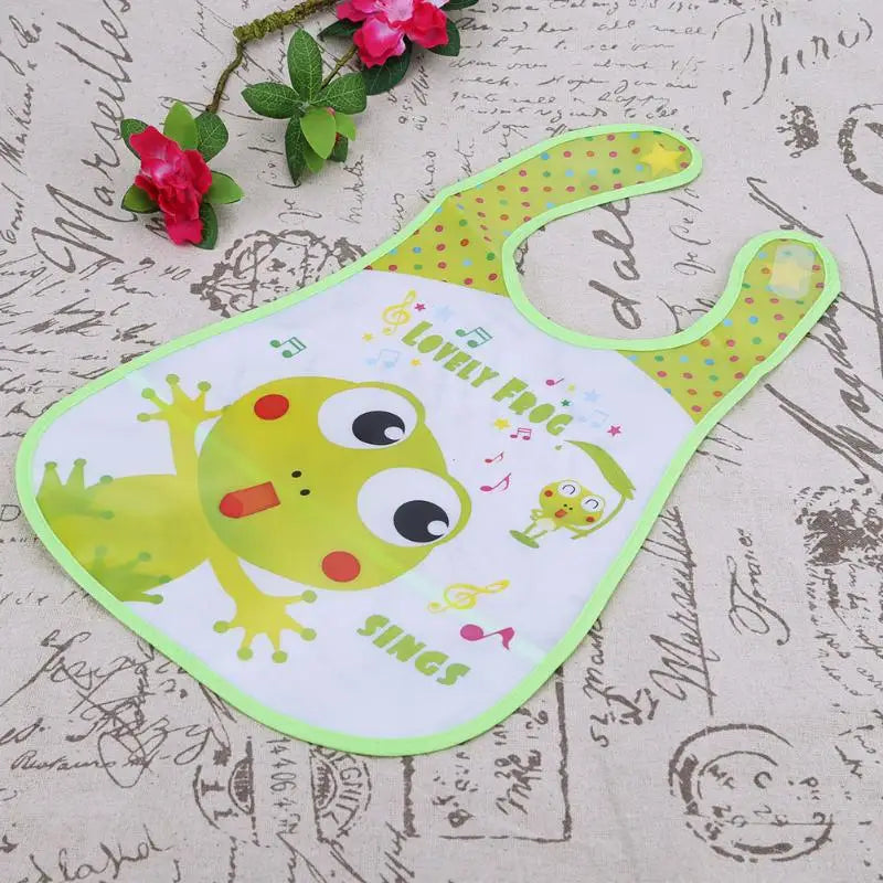 Baby Feeding Bib with Catch Pocket