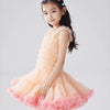 Children's Princess Tutu Dress with Ruffled Ball Gown Design