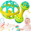 Baby Sensory Rattle Toy Set with Spinning Stacker
