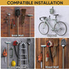 Heavy Duty Steel Wall Mount Hooks for Garage & Garden Organization