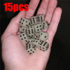 Glow-in-the-Dark Acrylic Dice Set for Games and Parties