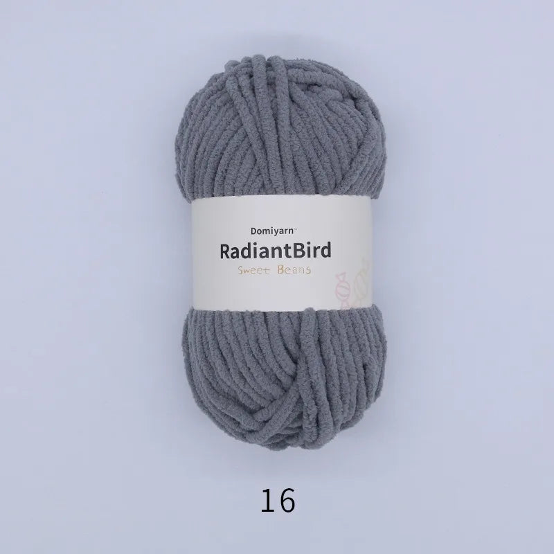 Soft Polyester Yarn for Knitting and Crochet